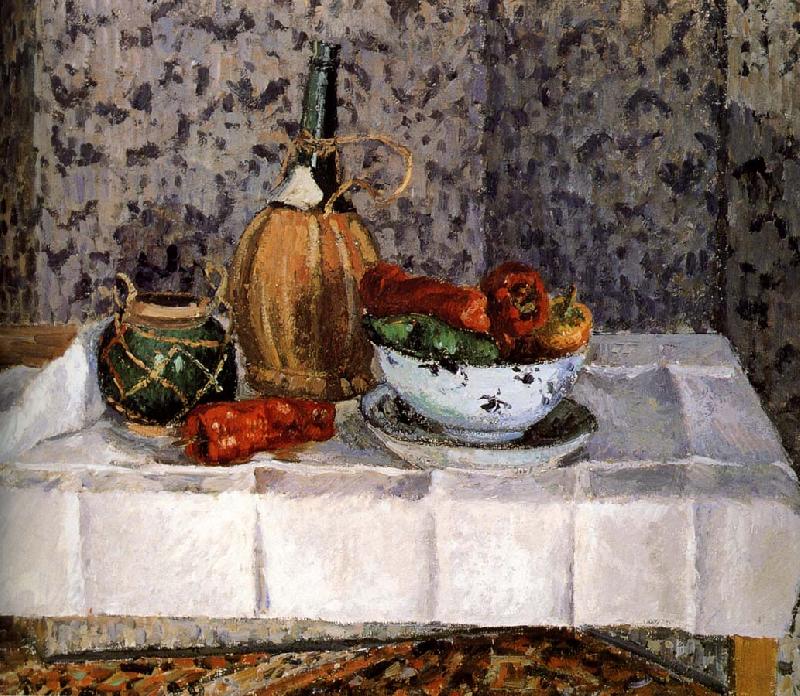 Camille Pissarro There s still life pepper oil painting image